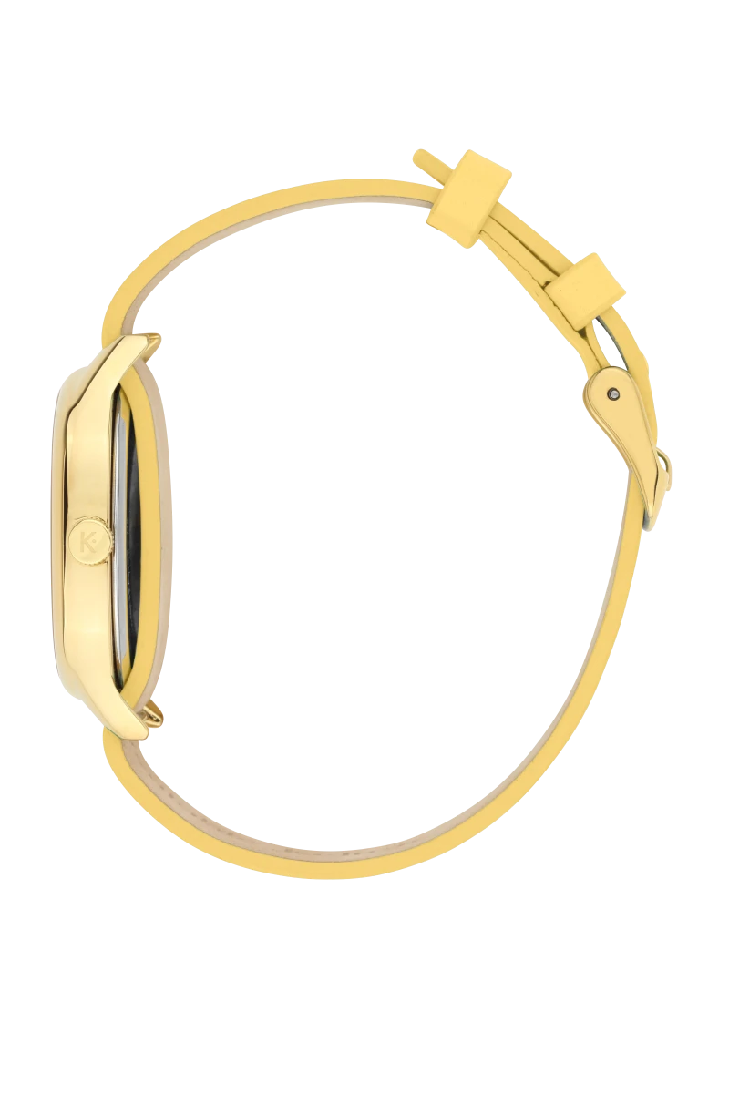 Montre Crayo - Bouton Jaune - Neuf Sans étiquette - État Comme Sur Photo