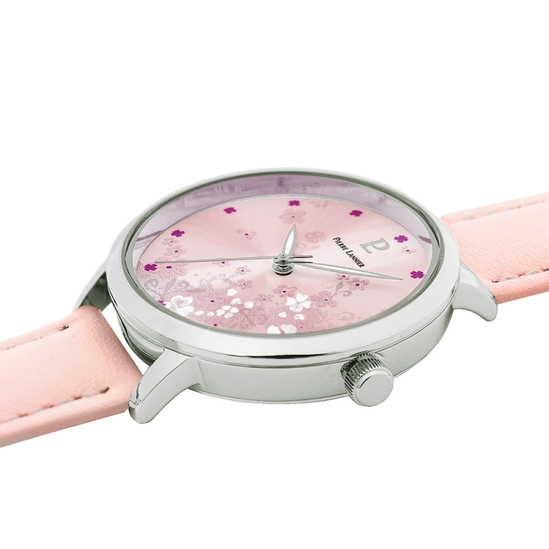 Cadran Montre Pierre Lannier - Tallia - Cadran à Fleurs Rose