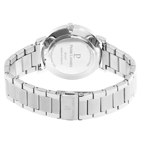 Dos Montre Pierre Lannier - Essential - Cadran Vert - Acier Argent