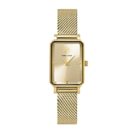 Montre Pierre Lannier - Ariane - Rectangle - Dorée