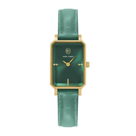 Montre Pierre Lannier - Ariane - Rectangle - Verte