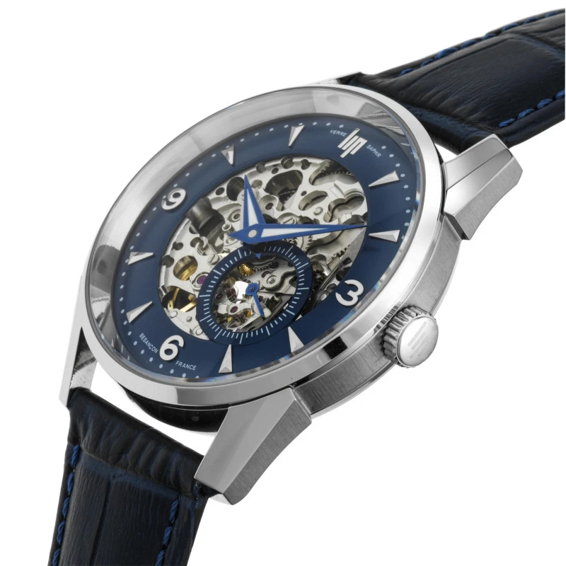 Profil Montre LIP - Himalaya 40 mm - Automatique - Squelette - Cadran Bleu