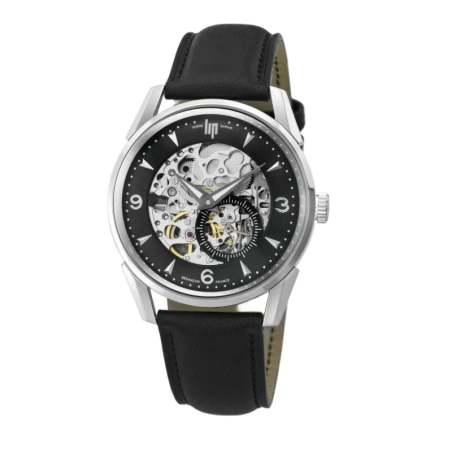 Montre LIP - Himalaya 40 mm - Automatique - Squelette - Cadran Noir