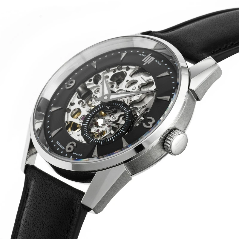 Profil Montre LIP - Himalaya 40 mm - Automatique - Squelette - Cadran Noir
