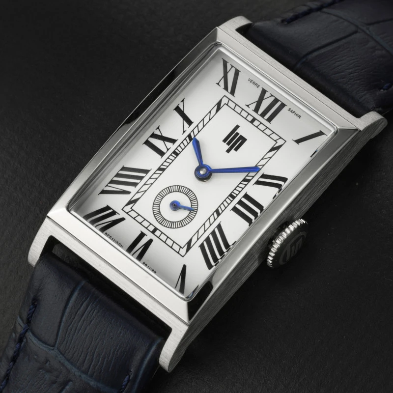 Cadran Montre LIP - Churchill T18 - Petites Secondes - Cuir Bleu