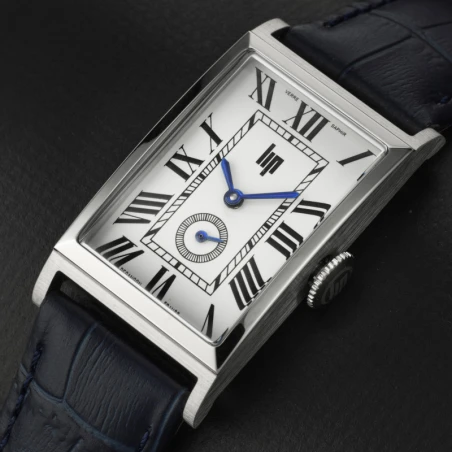 Cadran Montre LIP - Churchill T18 - Petites Secondes - Cuir Bleu