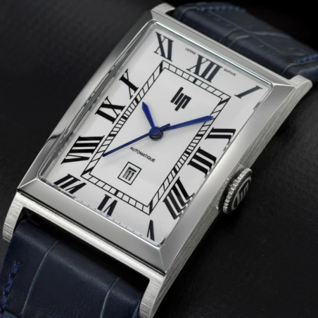 Cadran Montre LIP - Churchill T26 - Automatique - Dateur - Cuir Noir