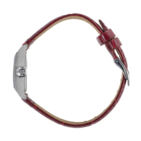 Coté Montre LIP - C18 Churchill - Cuir Façon Croco Rouge