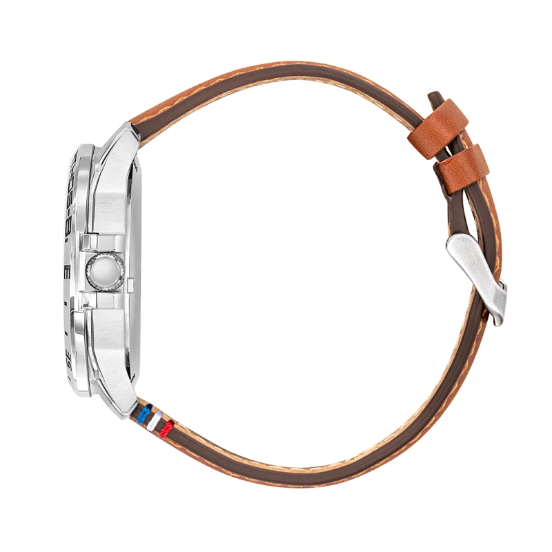 Coté Montre Patrouille de France - Athos 8 - Automatique - Cuir Marron Cadran Vert