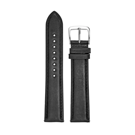 Bracelet de montre Pierre Lannier - Homme - Cuir Noir - 20mm