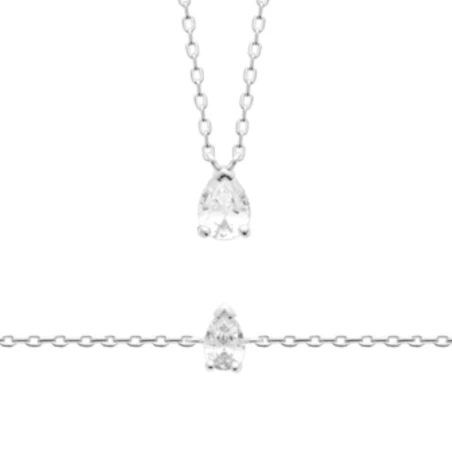 Collier Argent 925 Rhodié oz 45 cm