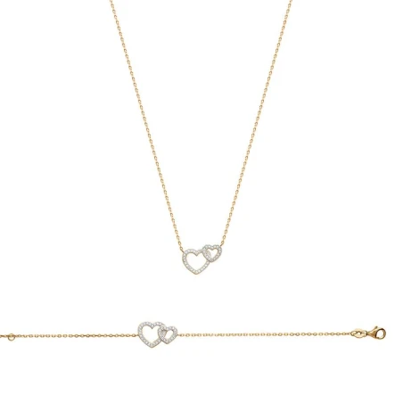 Collier Plaqué Or 750 3Mic Bic Oz Microserti 45cm