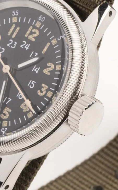 M.R.M.W - Montre Pilote A-17 Vintage - Nylon Vert M.R.M.W
