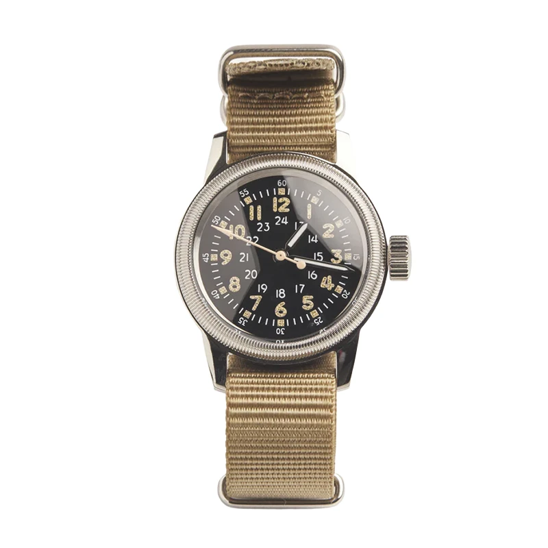M.R.M.W - Montre Pilote TYPE A-17 Vintage - Nylon Kaki M.R.M.W