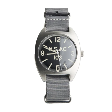 M.R.M.W - Montre Royal Air Force H.S. W10 Air Force - Nylon Gris M.R.M.W