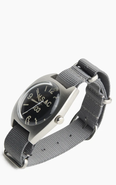 M.R.M.W - Montre Royal Air Force H.S. W10 Air Force - Nylon Gris M.R.M.W