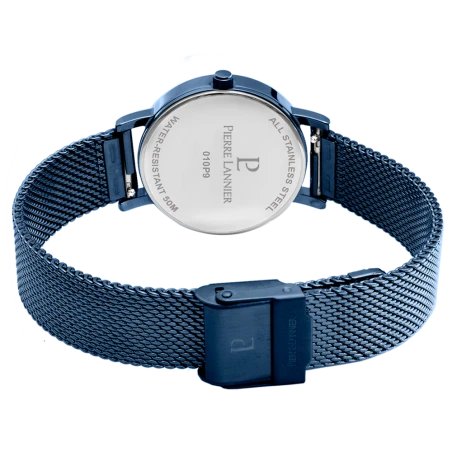 Pierre Lannier - Montre Femme Pierre Lannier Multiples Cadran Bleu Bracelet Acier Milanais Bleu | 010P968 | montre femme élégant