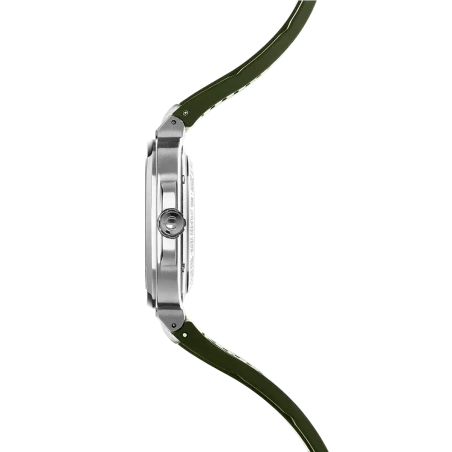 Michel Herbelin - Michel Herbelin Cap Camarat Square Quartz 12246A116CK – Kaki FKM