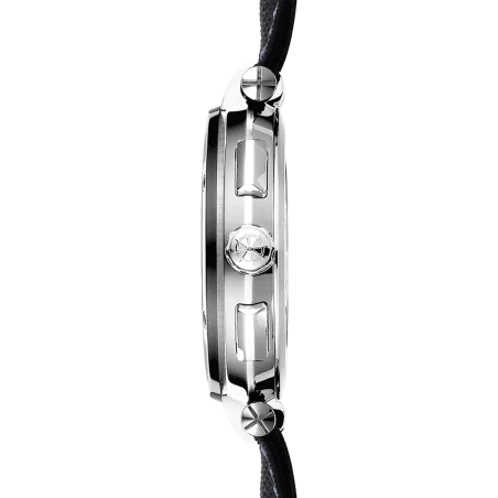 Michel Herbelin - Michel Herbelin Newport Chrono Quartz 37688AG65 – PVD Cuir Technique Noir