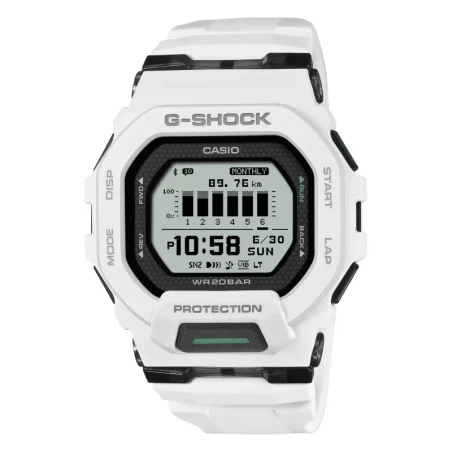 Casio - Casio G-Shock GBD-200-7ER Connectée Quartz 200m – Blanc Résine