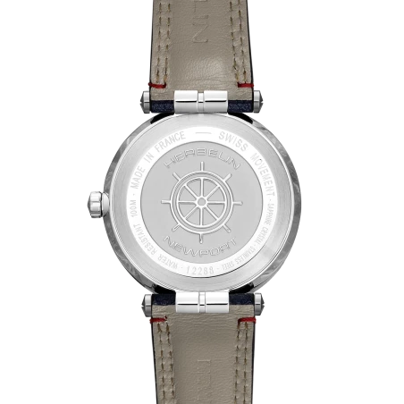 Michel Herbelin - Michel Herbelin Newport Quartz Date 12288A15BL – Bleu Textile