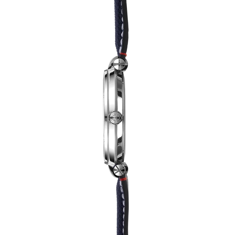Michel Herbelin - Michel Herbelin Newport Quartz Date 12288A15BL – Bleu Textile