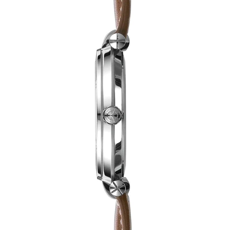 Michel Herbelin - Michel Herbelin Newport Quartz Date 12288A15GD – Acier Cuir Gold