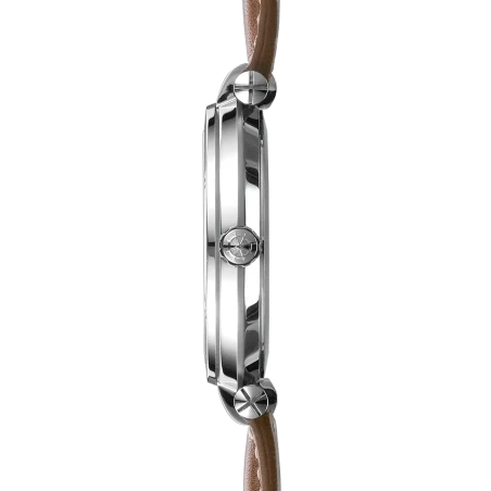 Michel Herbelin - Michel Herbelin Newport Quartz Date 12288A15GD – Acier Cuir Gold