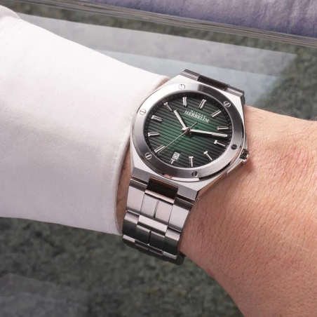 Michel Herbelin - Michel Herbelin Cap Camarat Quartz 12245B16 – Vert Dégradé - Acier