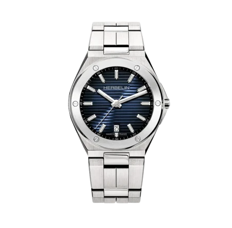 Michel Herbelin - Michel Herbelin Cap Camarat Automatic 1645B15 – Bleu Acier Dégradé