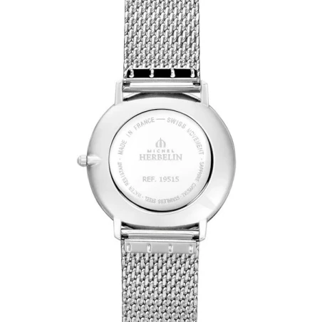 Michel Herbelin - Michel Herbelin City Quartz 19515AP16B – Vert Acier Milanaise Homme