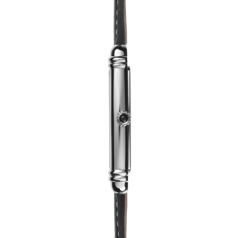 Michel Herbelin - Michel Herbelin Art Déco Petite Seconde 10638AP08 – Argent Cuir Croco