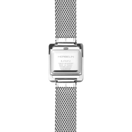 Michel Herbelin - Michel Herbelin V Avenue Quartz Nacre 17137AP19B – Milanaise Argent