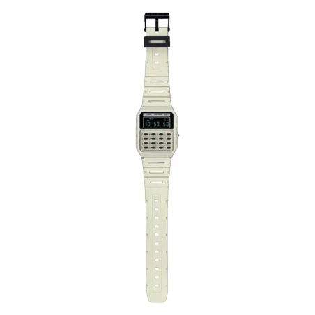 Casio - Montre Casio Vintage Heritage Colors Calculatrice Rétro Ivoire Beige | CA-53WB-8BEF