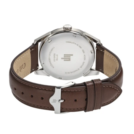LIP - Montre Lip Himalaya 40 Homme Cadran Vert Cuir Brun | 671728