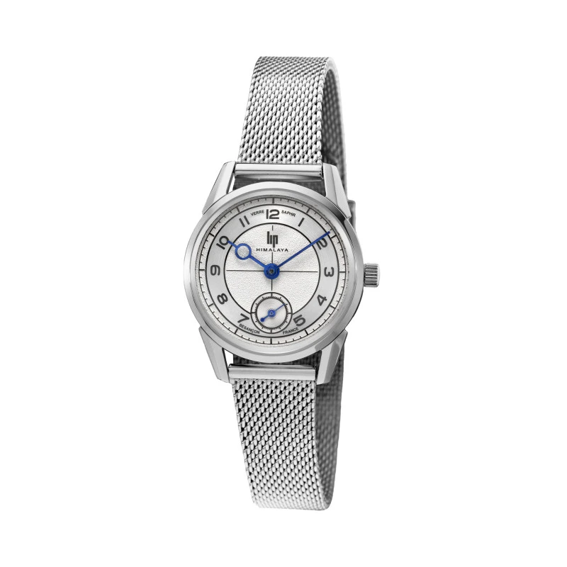LIP - Montre Lip Himalaya 29 Saphir Femme Cadran Argenté Bracelet Milanais Argenté | 671730