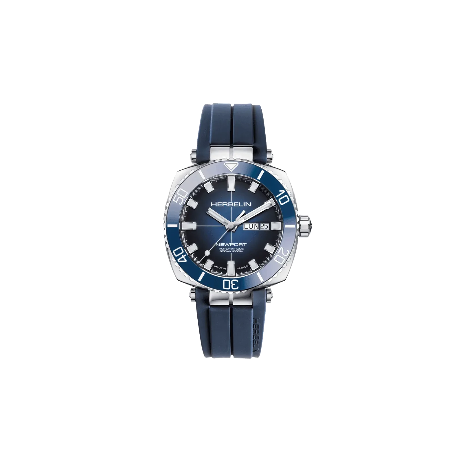 Michel Herbelin Newport Diver automatique acier bleu