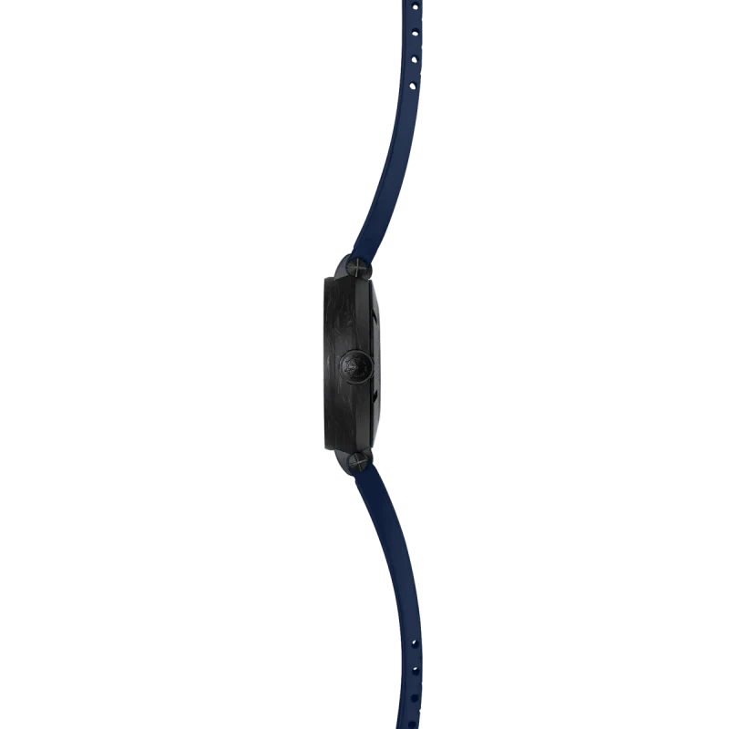 Michel Herbelin Newport – carbone titane – bleu –1788CTN15CB vue de coter