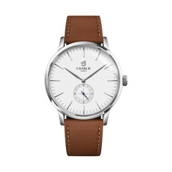 Montre Charlie Paris - HORIZON Blanc