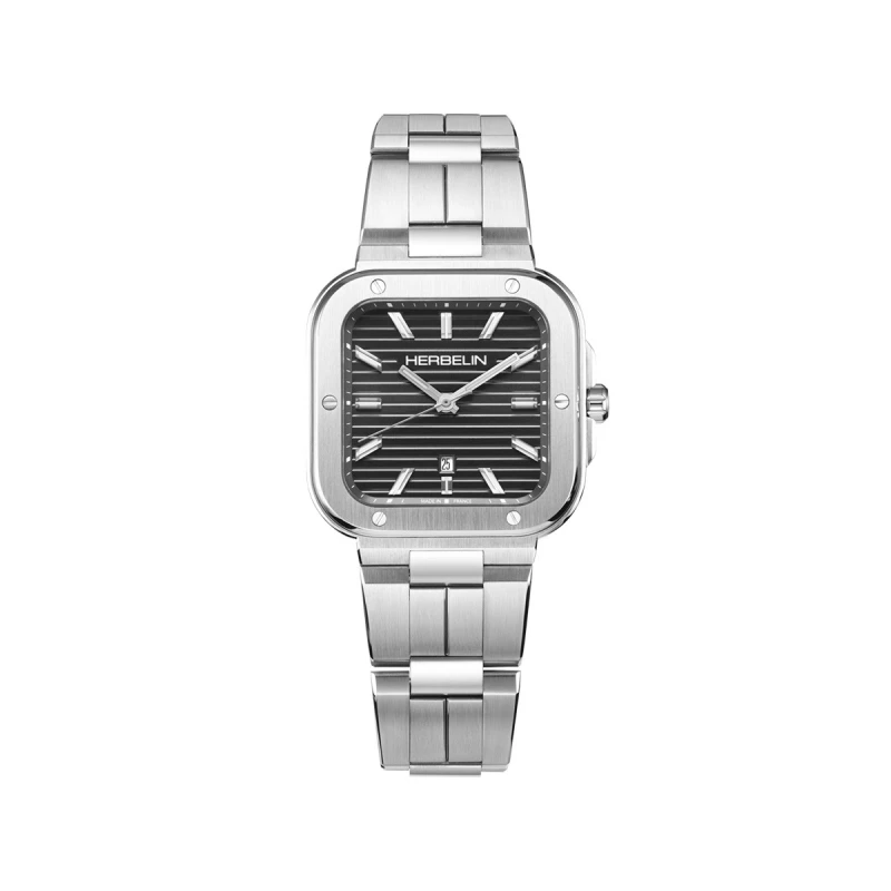 CAP CAMARAT – SQUARE QUARTZ – NOIR & ACIER | Club de la Montre