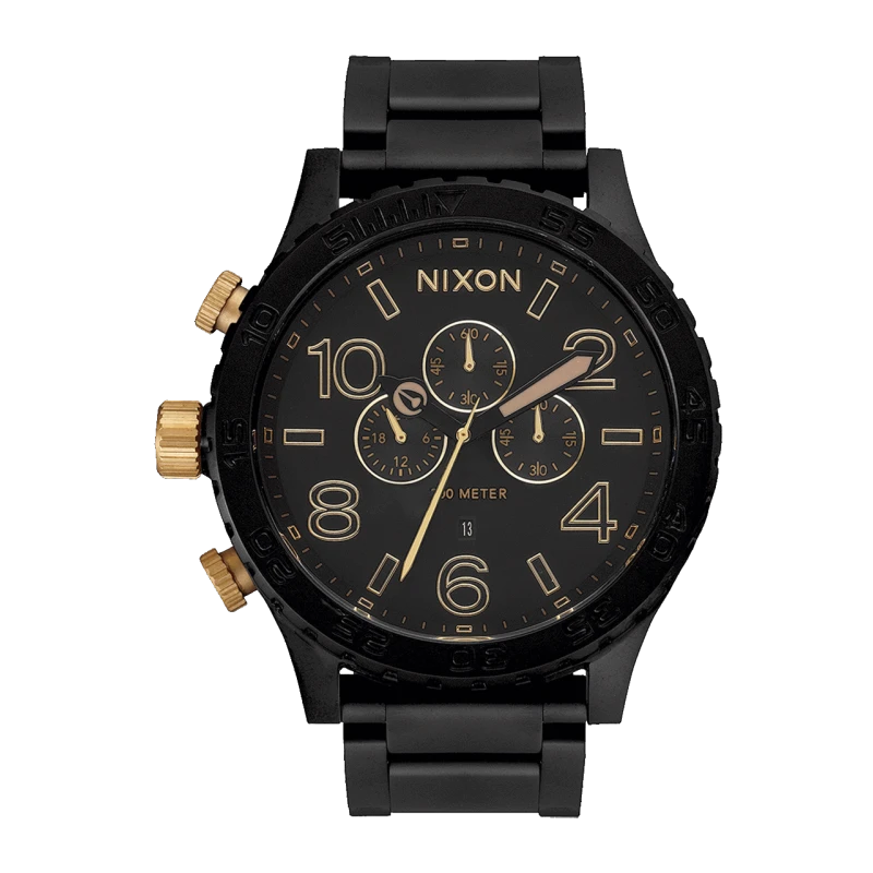 Montre Nixon - 51-30 Chrono 30/182 Matte Black Gold | Club de la Montre