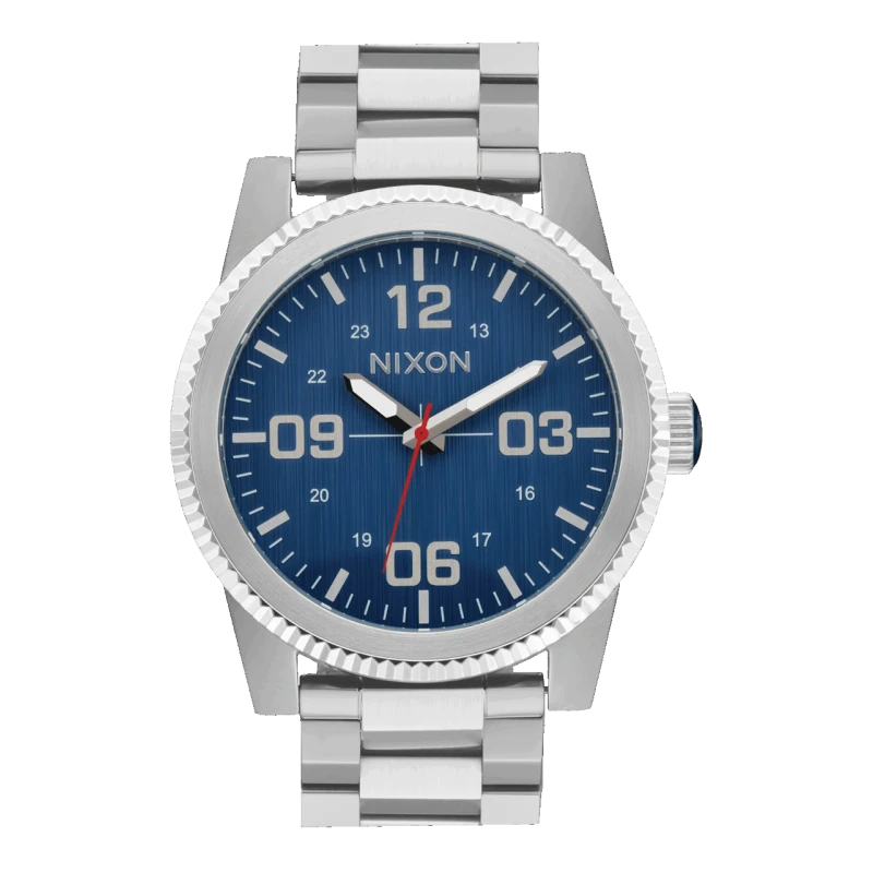 Montre Nixon - Corporal Stainless Steel Silver Indigo | Club de la Montre