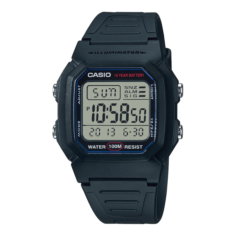 Montre Casio - Collection - W-800H-1AVES | Club de la Montre