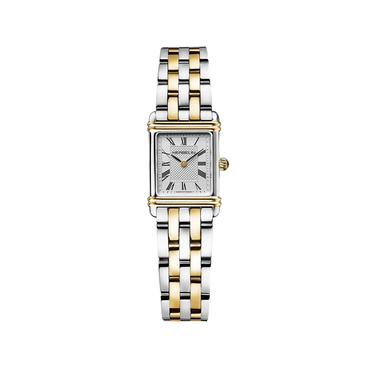 Michel Herbelin Art D&eacute;co Quartz Bicolore 17478BT08 - A