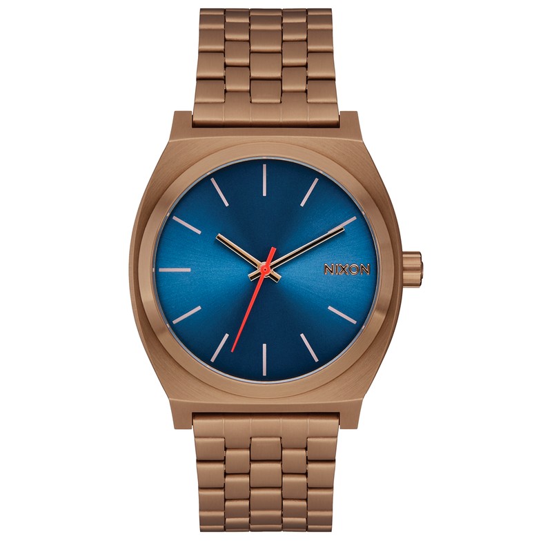 Montre Nixon - Time Teller - Desert Gold / Arles Blue
