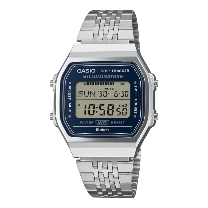 Montre Casio - Vintage - Acier Cadran Bleu