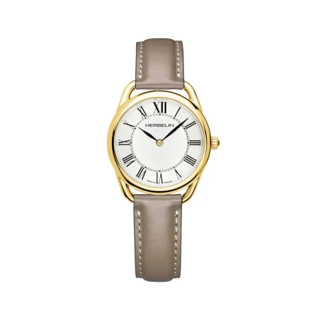 Montre Michel Herbelin - Équinoxe - Quartz - PVD Or Jaune & Taupe