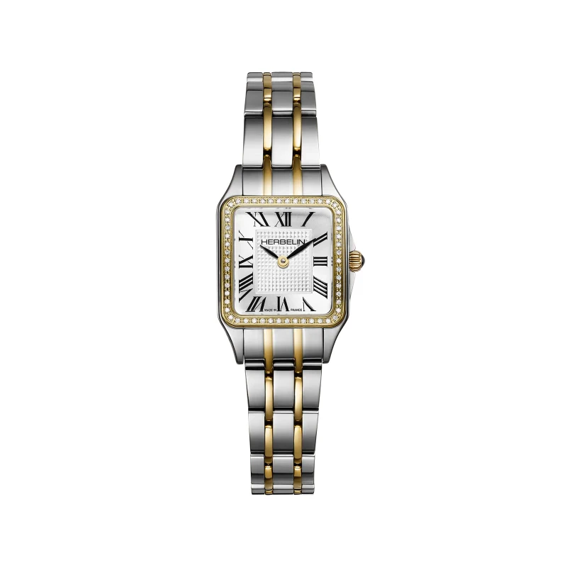 Montre Michel Herbelin - Luna - Mini Quartz - Bicolore & Diamants