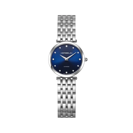 Montre Michel Herbelin - Epsilon - Quartz - Acier & Bleu