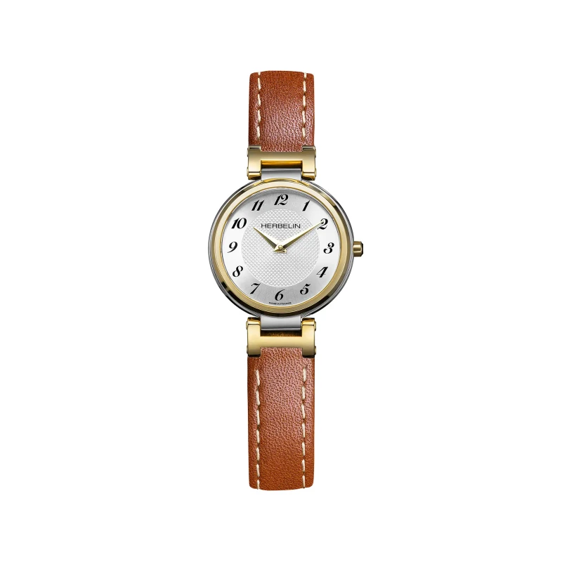 Montre Michel Herbelin - Lady H - Quartz - Bicolore & Cuir